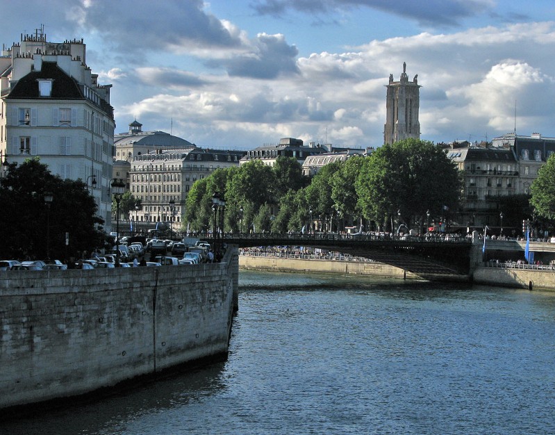 clouds over paris france