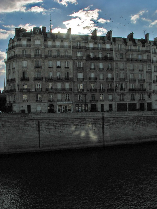 river seine and paris architecture