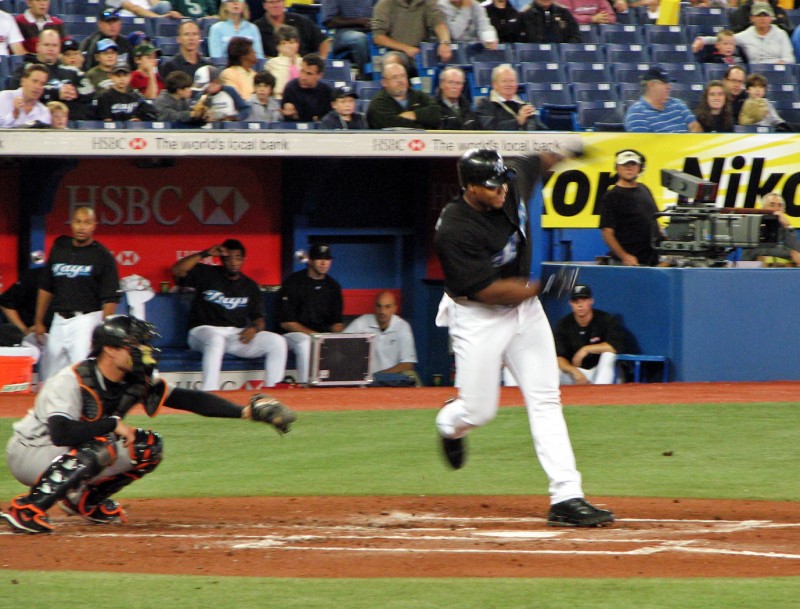 frank thomas toronto blue jays home run shot