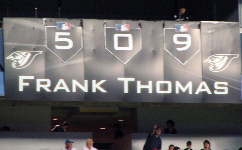 home run number 509 for frank thomas