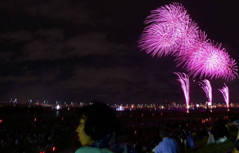 fireworks tokyo japan