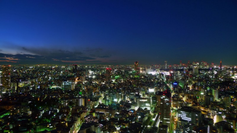 ebisu garden tower tokyo night view