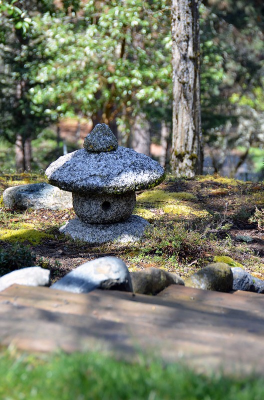 stone lantern japanese ashland oregon