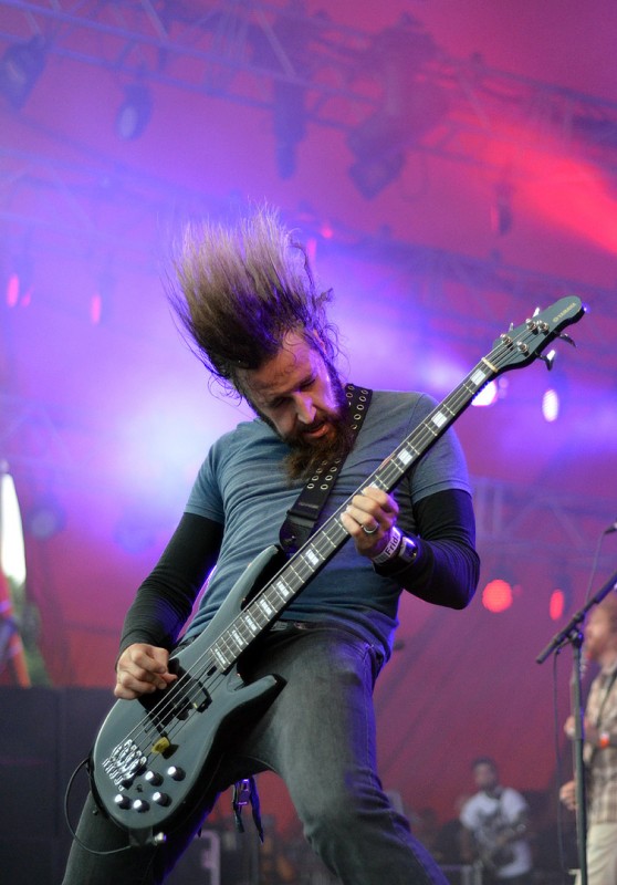 Troy Sanders of Mastodon at Roskilde 2011 Roskilde Festival Denmark Troy Sanders Mastodon