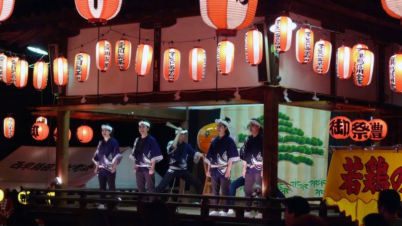 nishi waseda matsuri tenso jinja tokyo japan