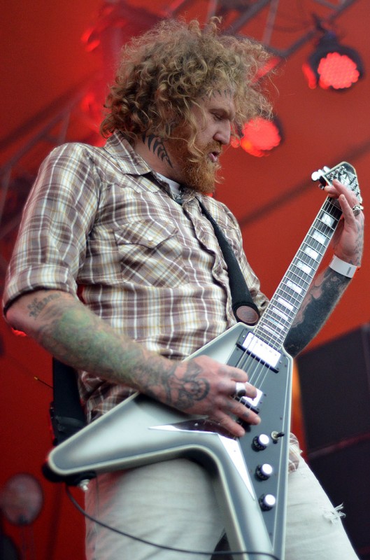 brent hinds mastodon mastodon roskilde festival 2011