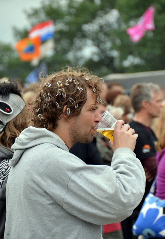 roskilde festival denmark drunk spectators