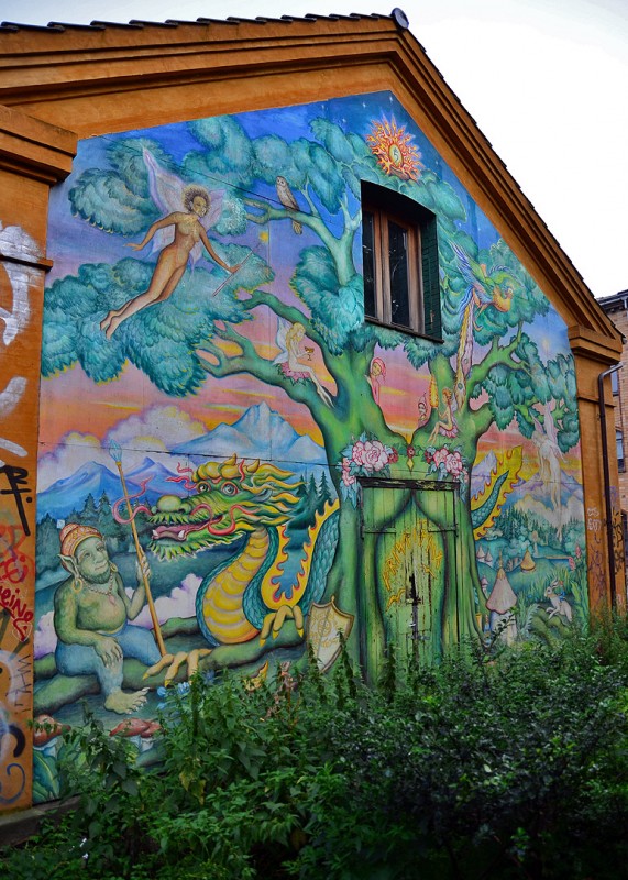christiania mural art graffitti