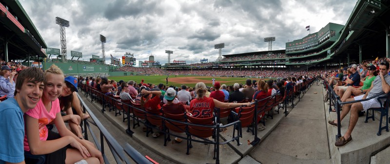 fenway park family panorama loge box 157 159 155 view from seat fenway park boston red sox row bb
