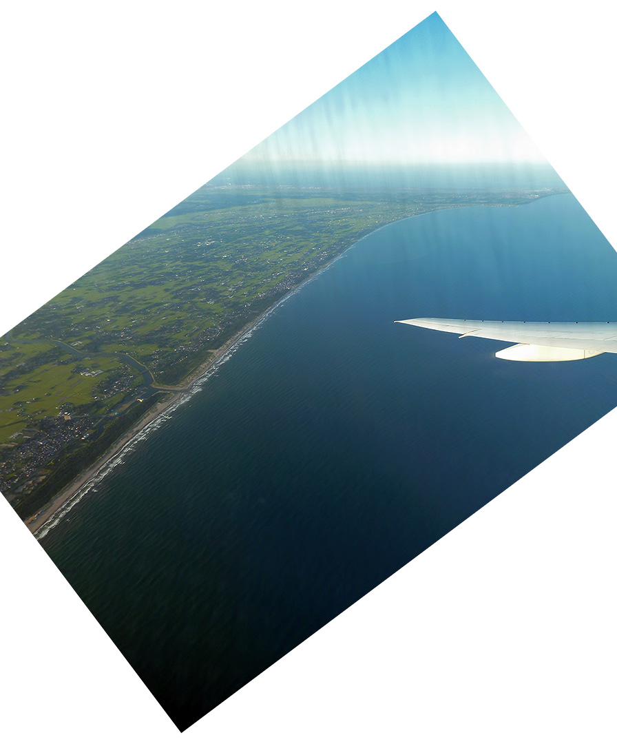 aerial view of the coast of japan chiba narita aerial photography japan tokyo