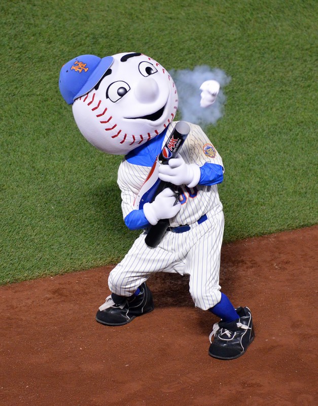 mr. met t-shirt cannon new york major league baseball mascot