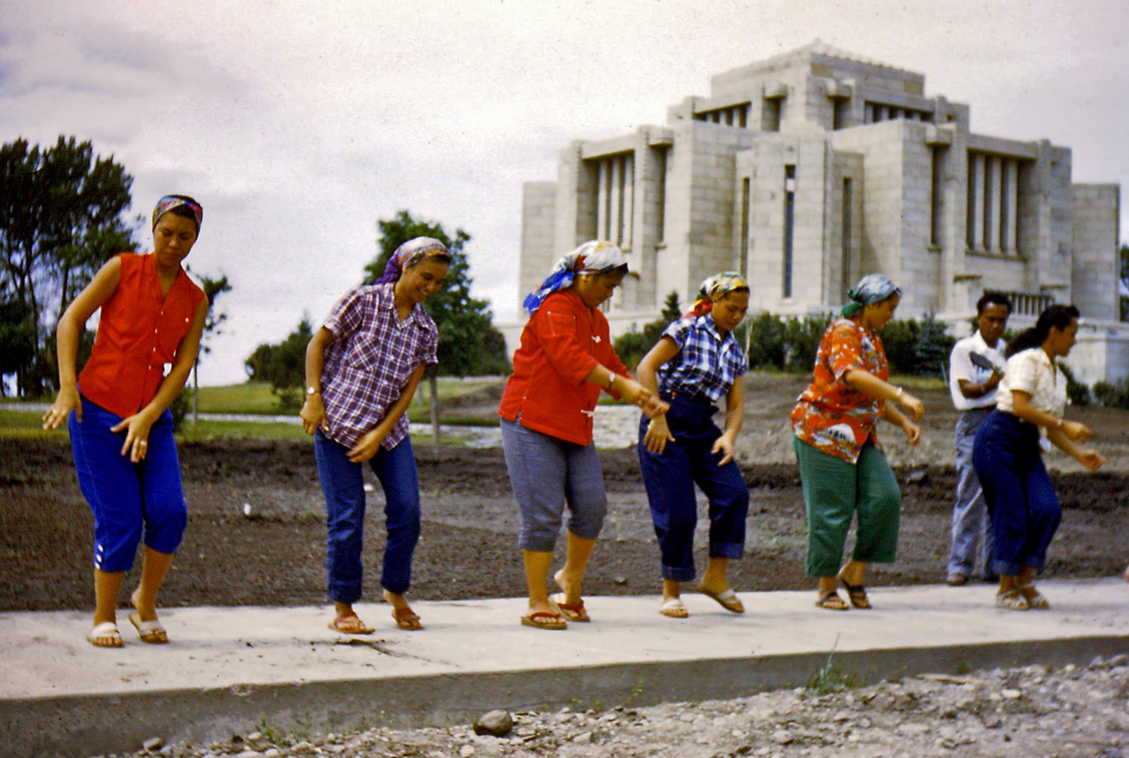 vintage 1950s Cardston Alberta Temple lds temple polygamy canada