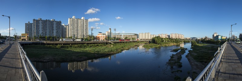 panorama photomerge meeting of the rivers gwangju