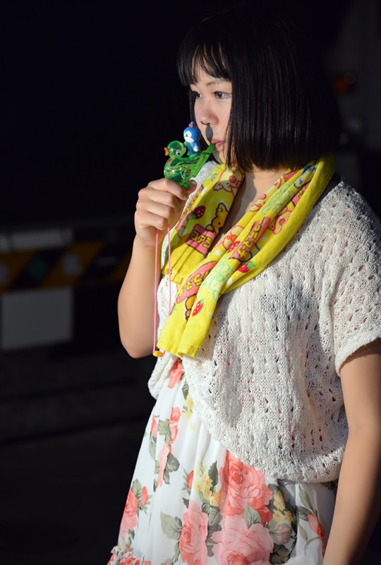日本ライン夏まつり納涼花火大会 japanese girl matsuri water bird toy
