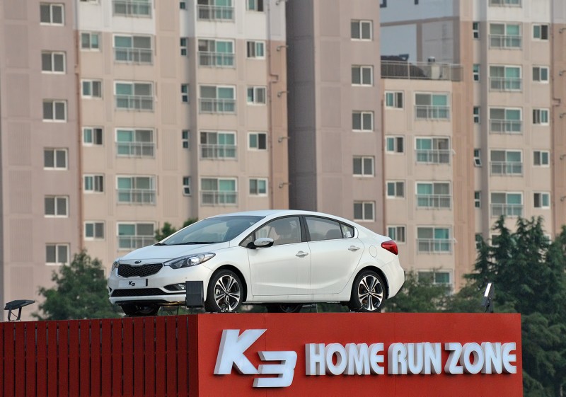 KIA K3 home run zone gwangju