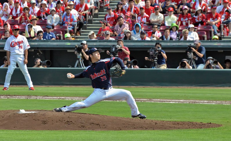 Ogawa Yasuhiro yakult swallows pitcher