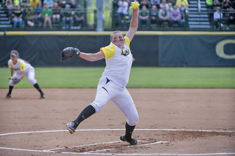 Oregon Ducks Softball Cheridan Hawkins