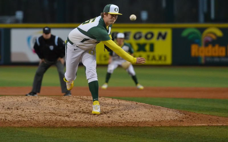 Oregon Ducks Baseball Trent Paddon