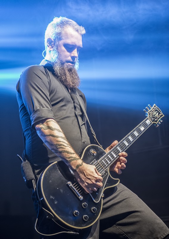Björn Gelotte in flames medford armory gibson les paul guitar