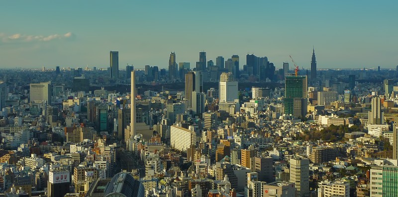 Tokyo from Ebisu Garden Place Tower