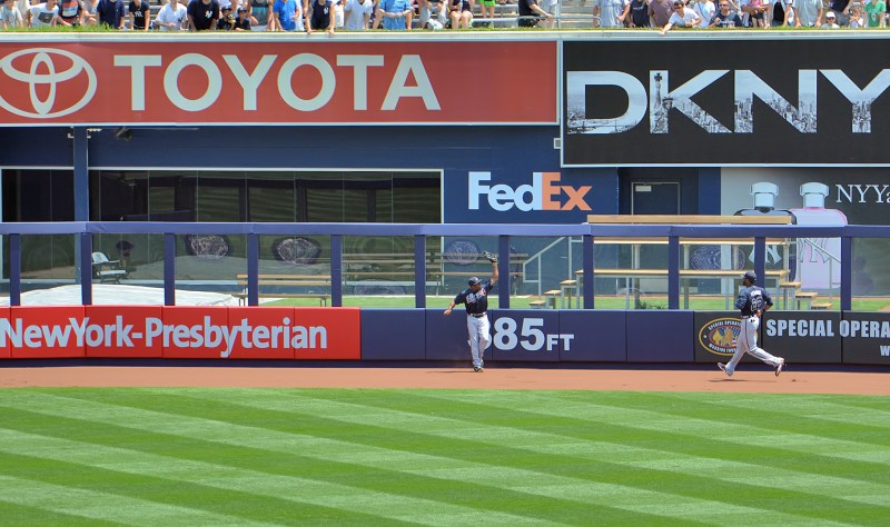 Jason Heyward Michael Bourn yankee stadium