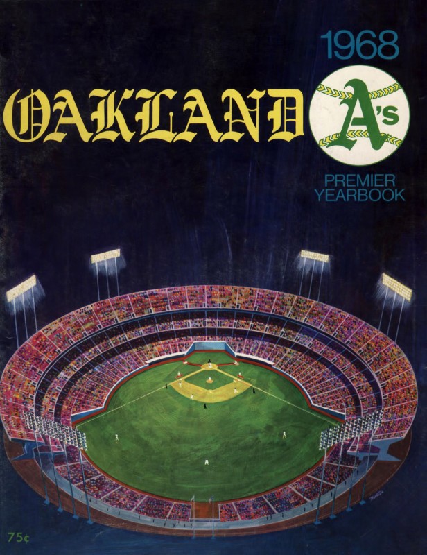 Oakland A's 1968 premier yearbook