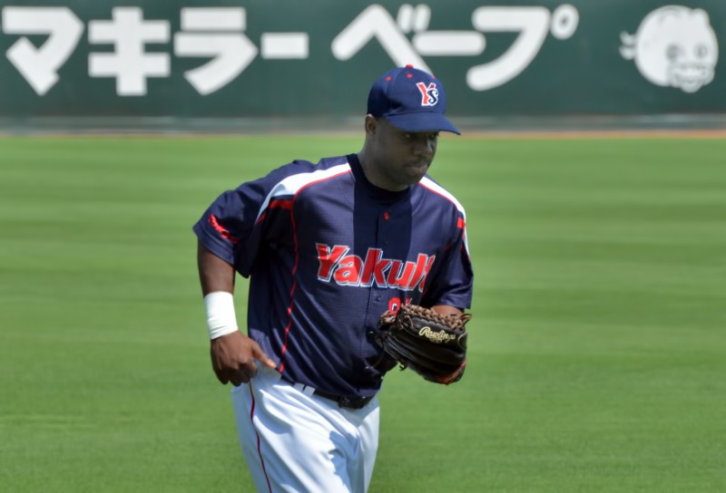 yakult swallows lastings milledge