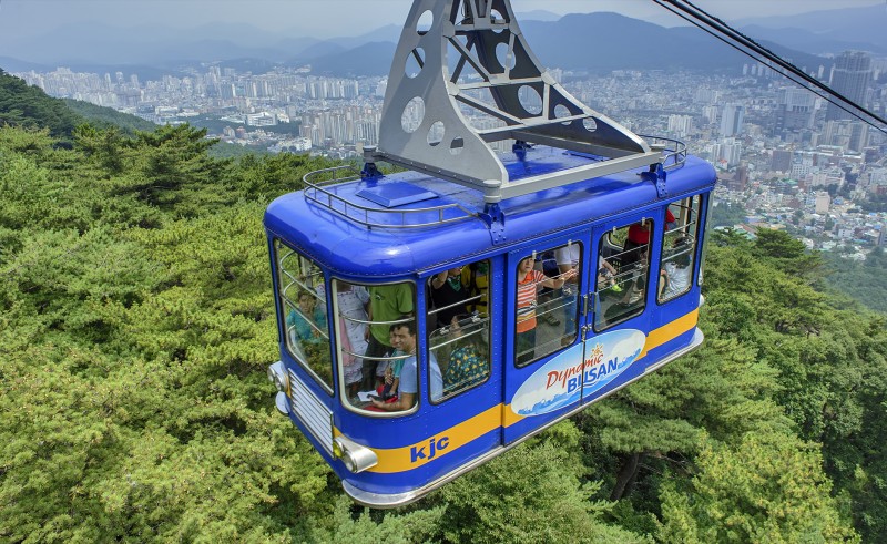 Geumgang Park 금강공원 cablecar busan south korea