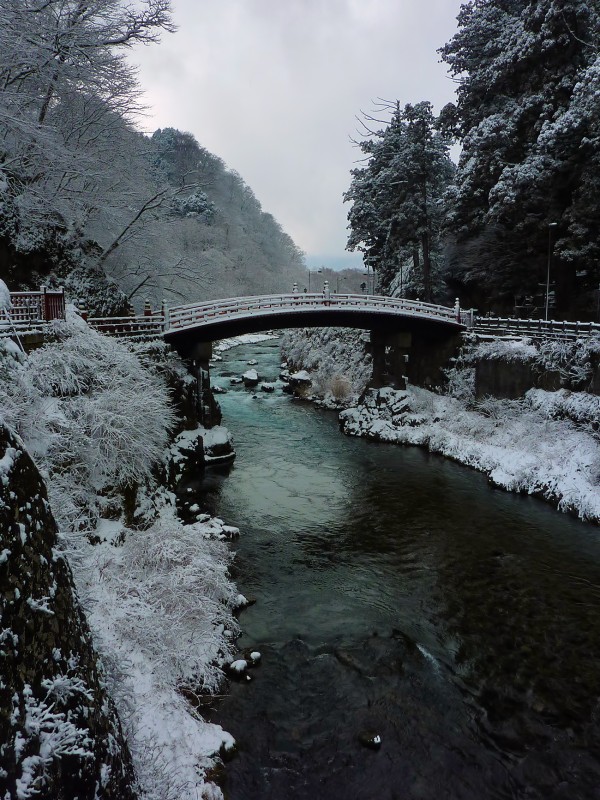 nikko snow Shinkyo 神橋