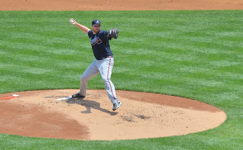 Tommy Hanson of the Atlanta Braves (1986 - 2015)