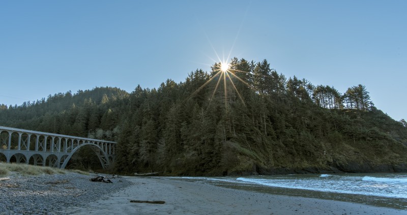 haceta head yachats cape cove Cape Creek Bridge 101
