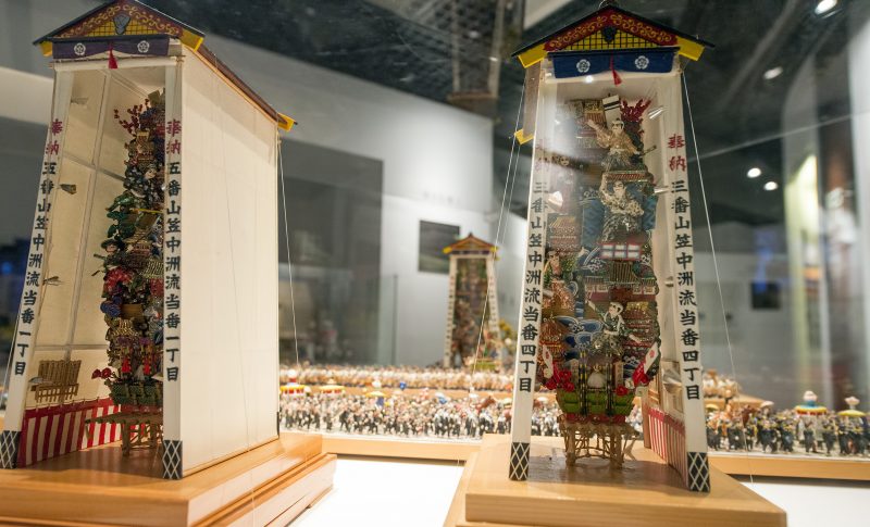 Diorama in Hakata Machiya Folk Museum of the Hakata Gion Yamakasa Festival (博多祇園山笠)