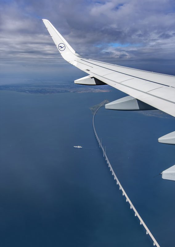 Oresund Bridge aerial