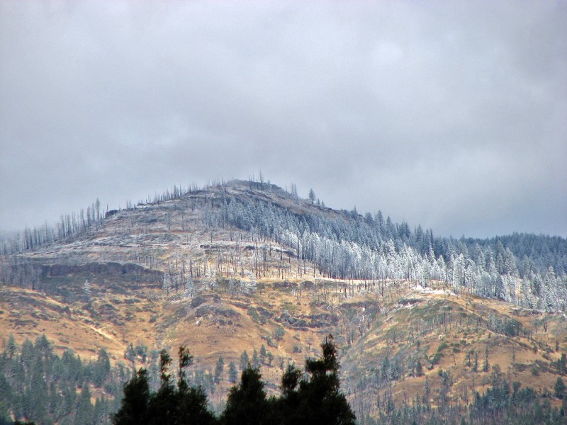 snow on grizzly peak ashland oregon