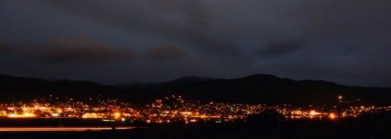 ashland oregon night view photography i-5 springs hotel
