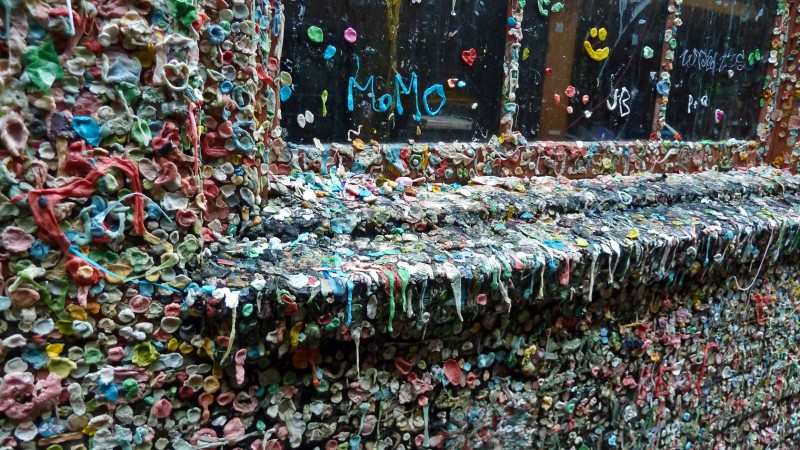 seattle's gum wall post alley