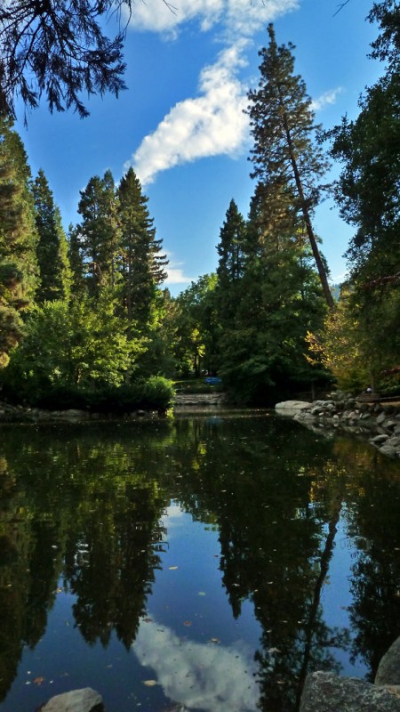upper duck pond lithia park ashland oregon
