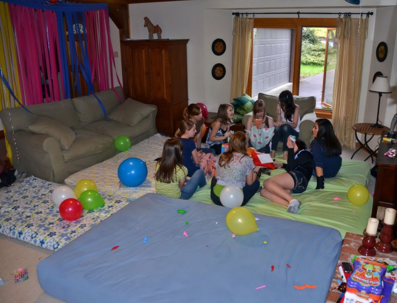 ellie's birthday slumber party 11 girls