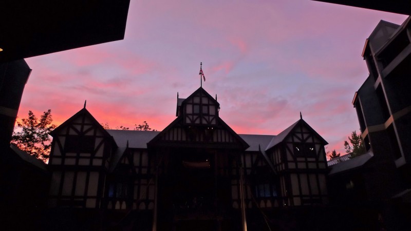 osf oregon shakespeare festival Elizabethan theatre sunset over the oregon shakespeare festival