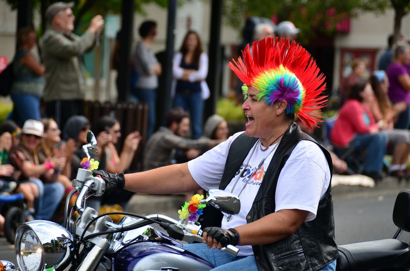 ashland lesbian rainbow mohawk hair
