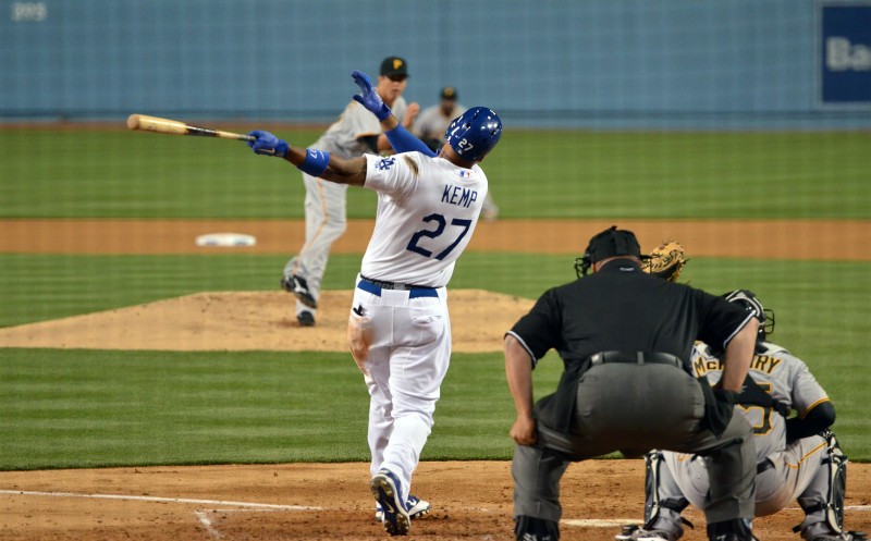 matt kemp dodgers matt kemp swings and misses los angeles dodgers