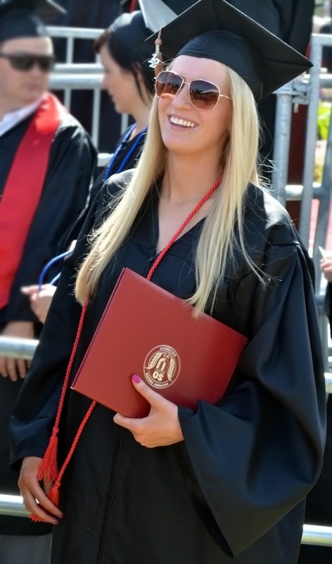 sou graduation 2012 pics Josi McDermott southern oregon university commencement 2012