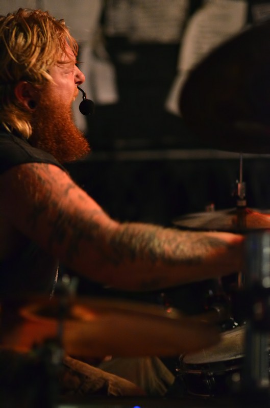 Exsanguination drummer cam vocals musichead medford cam doing double duty on drums and vocals for exsanguination