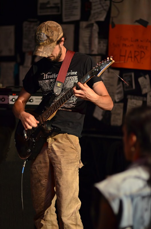 indra musichead guitar heathen shrine t-shirt rogue valley metal band indra playing at musichead in medford oregon