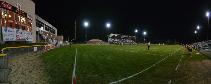 ashland high school football grizzly stadium cs6 photoshop photomerge