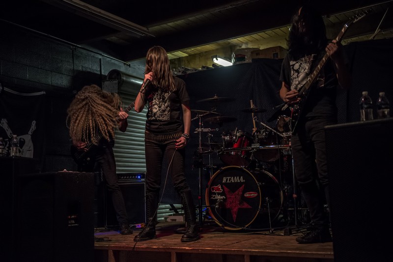 oregon black metal band witch cult live at musichead in medford