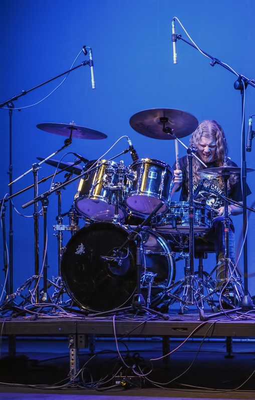 John Raden drummer drums the dead americans mcdonald theatre