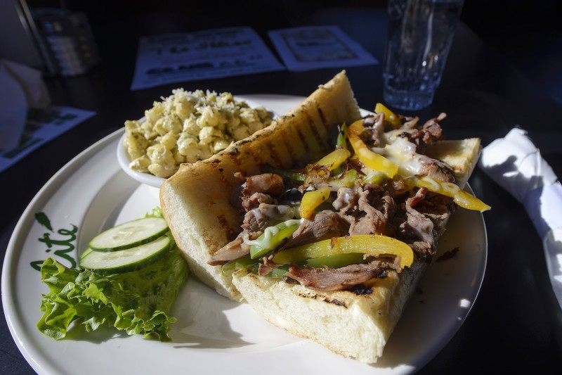club 66 philly steak pesto salad