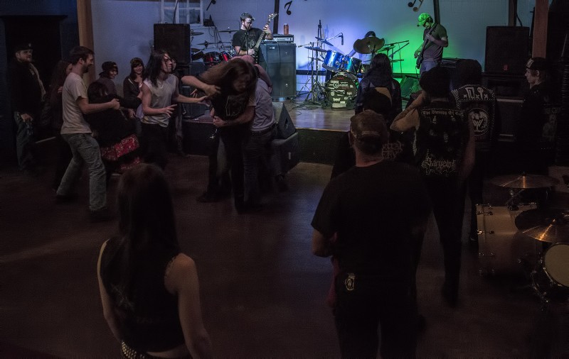 infernal throne mosh pit slam dancing club 66