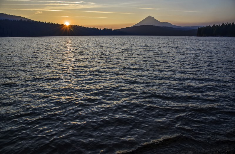 lake of the woods sunset